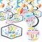 Big Dot of Happiness Happy 100th Day of School - 100 Days Party Hanging Decor - Party Decoration Swirls - Set of 40
